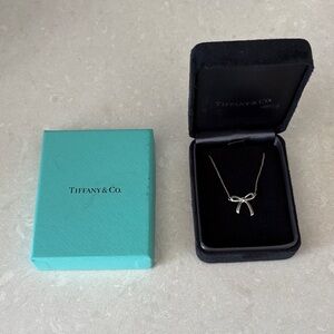 Tiffany & Co. Silver Ribbon Necklace